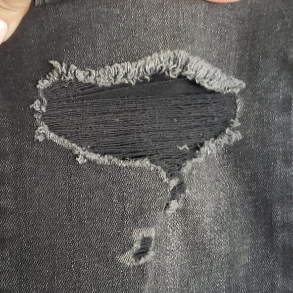 NWT Good American PLUS SZ 24 Good Waist High Waist Step Hem Black Stretch Jeans - Picture 11 of 13